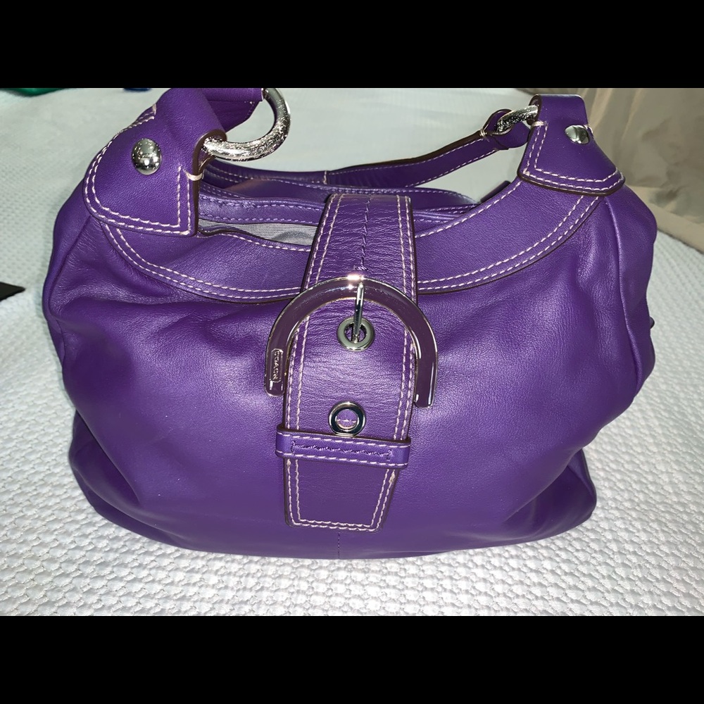 *SOLD*.  Purple Coach Purse